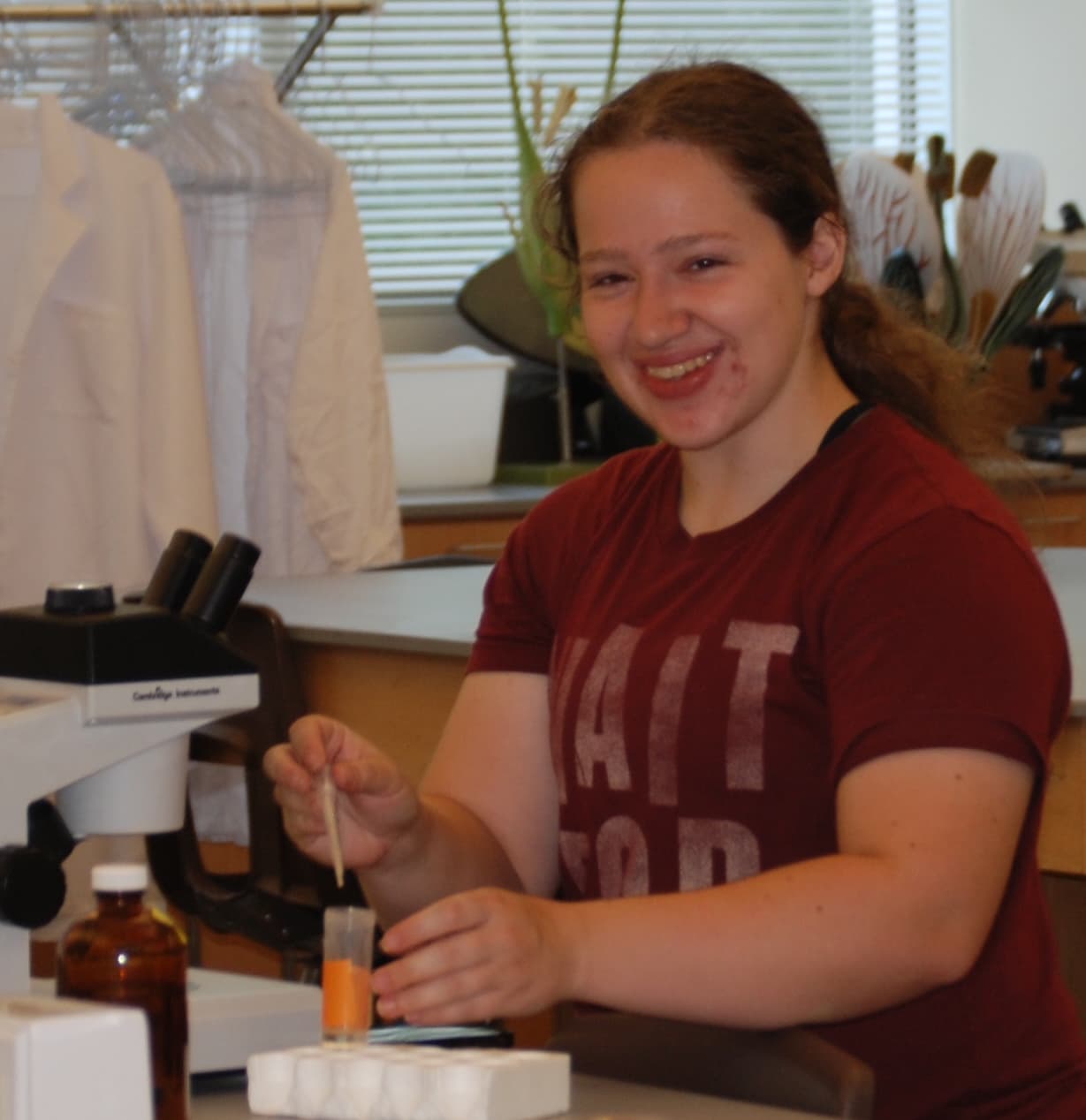 Abby Levinson receives the Forrest Award for Outstanding Work in Entomology